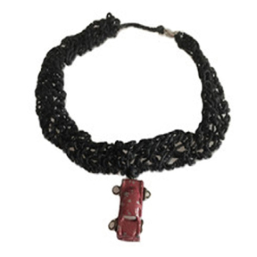 Custom Crocheted Car Choker